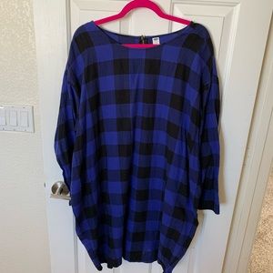 Buffalo plaid tunic/dress